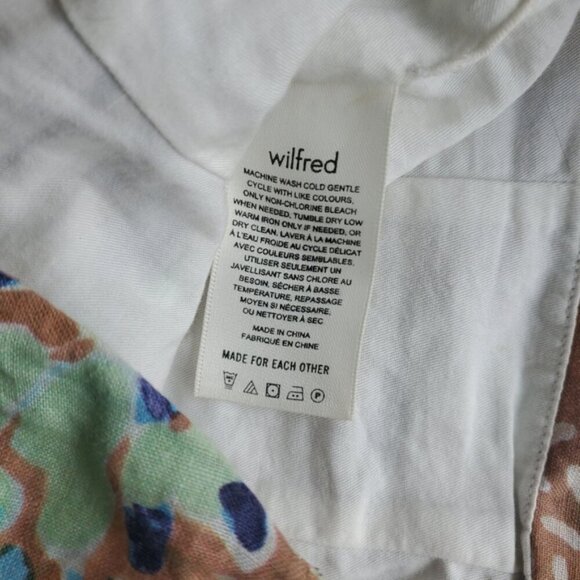 Wilfred Fatale Linen Molten Camel/Soft Blush Camisole Size 0 - Picture 6 of 9